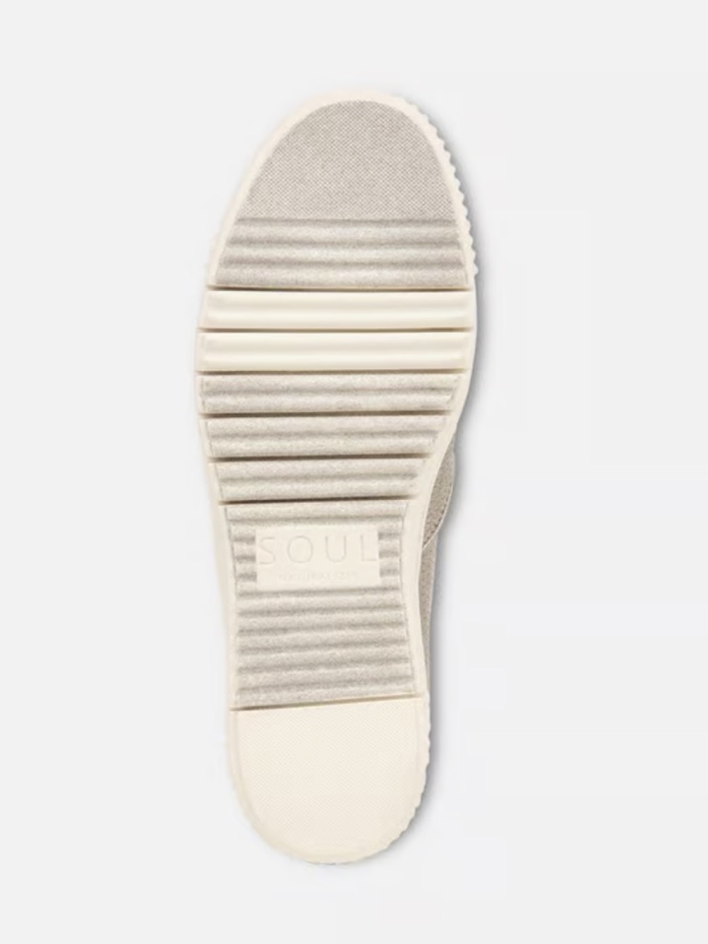 Naturalizer by SOUL TIA SLIP ON SNEAKER Porcelain Metallic Size 9 Wide NEW - Picture 4 of 6